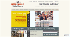 Desktop Screenshot of mooresvillelib.org